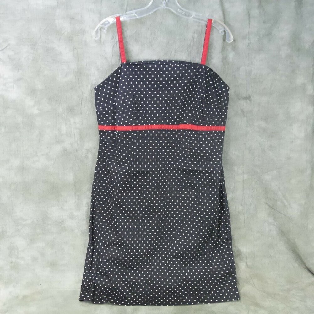 EUC Amanda Smith VINTAGE Sexy POLKA DOT SUNDRESS Size 12 VTG s-8772